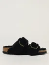 Birkenstock Flat Sandals  Woman Color Black In Black