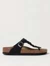 Birkenstock Gizeh Braided-strap Sandals In Black