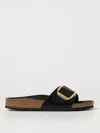 Birkenstock Brown Madrid Big Buckle Sandals In Schwarz