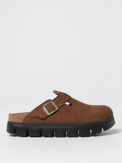 Birkenstock Maison Margiela Light Blue Cotton Jeans In Brown