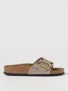 Birkenstock Flat Sandals  Woman Color Dove Grey In Dove Grey