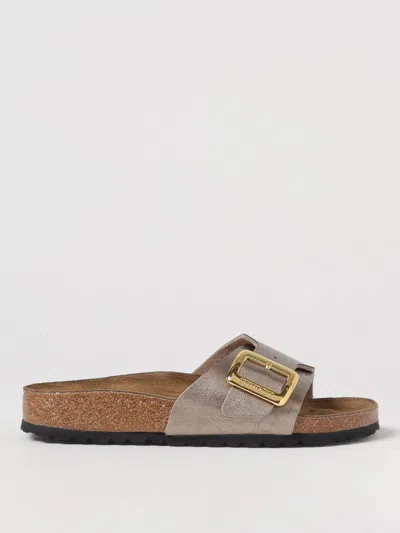 Birkenstock Flat Sandals  Woman Color Dove Grey