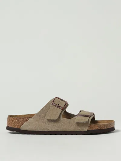 Birkenstock Flat Sandals  Woman Color Dove Grey In Gray