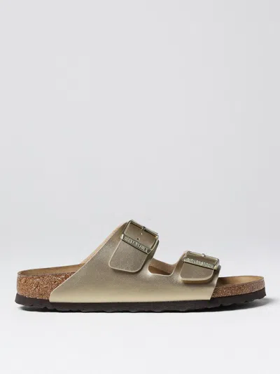 Birkenstock Flat Sandals  Woman In Gold