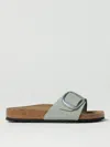 Birkenstock Madrid Big Buckle Sandals In Green