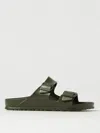 Birkenstock Flat Sandals  Woman Color Kaki In Kaki