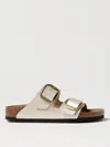 Birkenstock Flat Sandals  Woman Color Pearl In Pearl
