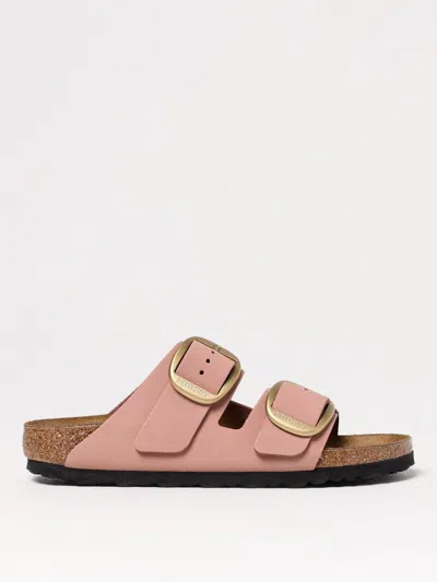 BIRKENSTOCK FLAT SANDALS BIRKENSTOCK WOMAN COLOR PINK,G64943010