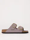 Birkenstock Arizona Big Buckle High Shine Faded Purple Sandal In Purple
