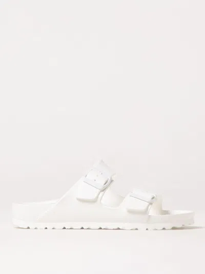 BIRKENSTOCK FLAT SANDALS BIRKENSTOCK WOMAN COLOR WHITE,G72996001