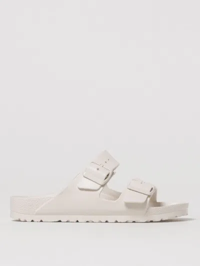 BIRKENSTOCK FLAT SANDALS BIRKENSTOCK WOMAN COLOR WHITE,G87628001