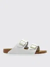 Birkenstock Arizona Birko-flor Triple White Narrow Fitting Sandals