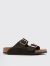Birkenstock Arizona Big Buckle Birko Flor Womens Sandals In Brown