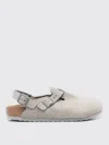 Birkenstock Tokio Suede Mules In Gray
