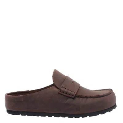 Birkenstock Flat Shoes In Brown