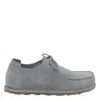 Birkenstock Lace-up Leather Boots In Gray