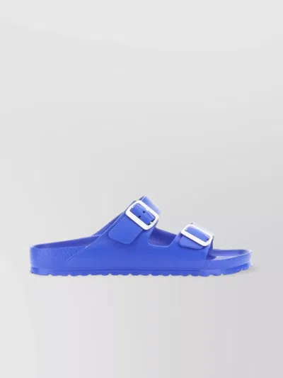 Birkenstock Flat Sole Open Toe Sandals In Blue