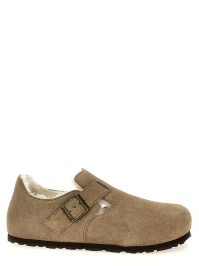 Birkenstock Flats In Gray