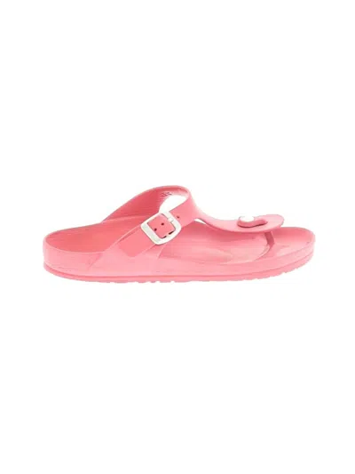 Pre-owned Birkenstock Flip Flops In Pink