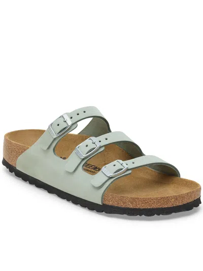 Birkenstock Florida Buckle-fastening Sandals In Gray