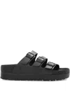 Birkenstock Florida Buckle-strap Sandals In Black