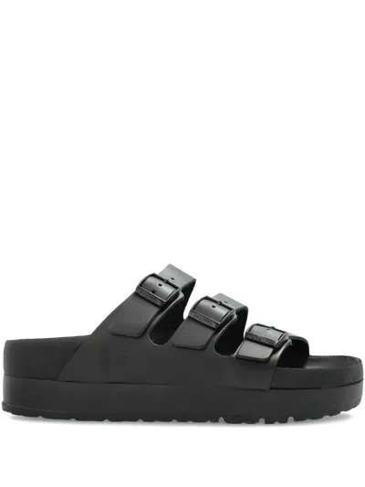 Birkenstock Florida Buckle-strap Sandals In Black