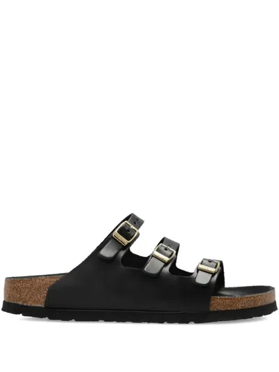Birkenstock Florida D-buckle Exquisite Sandals In Black