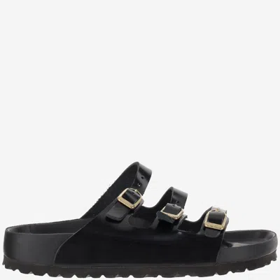 Birkenstock Florida Dbuckle Exquisite Sandals In Black