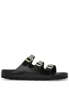Birkenstock Slide Florida Dbuckle Exquisite Lucida Nera