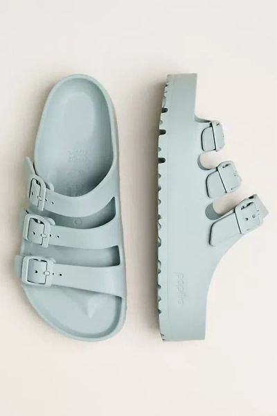 Birkenstock Florida Flex Platform Eva Sandals In Blue