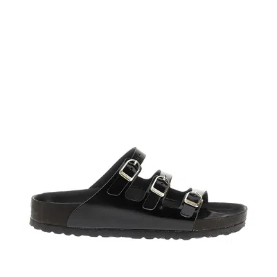 BIRKENSTOCK 'FLORIDA FRESH' PATENT LEATHER SLIDES