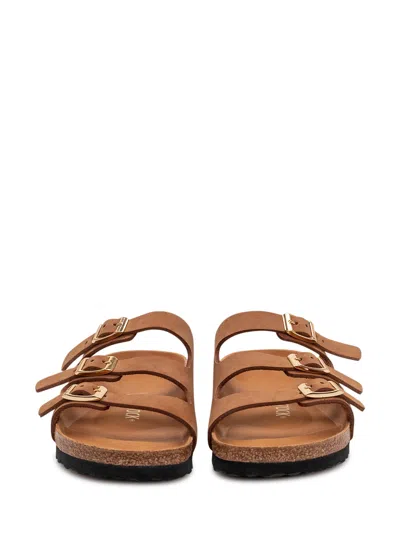 Birkenstock Florida Hex Sandals In Brown