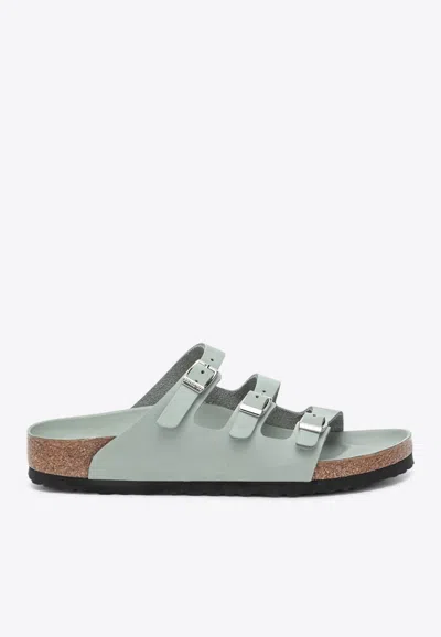 BIRKENSTOCK FLORIDA LEATHER SLIPPERS