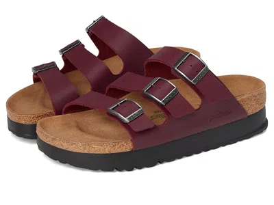 Birkenstock Florida Platform - Vegan In Burgundy