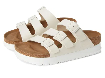Birkenstock Florida Platform - Vegan In White