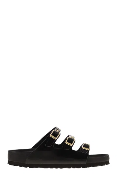 Birkenstock Sleek Narrow Fit Sandalo With Adjustable Straps In Black