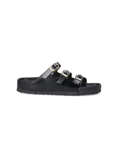 Birkenstock Sleek Narrow Fit Sandalo With Adjustable Straps In Black