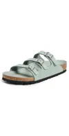 Birkenstock Slipper Florida Colour Pure Sage In Grey