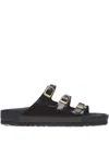 Birkenstock Florida Dbuckle Exquisite Shine Fit S Shoes