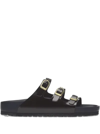 BIRKENSTOCK FLORIDA THREE-BUCKLE SLIDE SANDALS