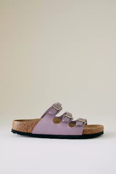 Birkenstock Florida Triple-strap Sandals In Purple