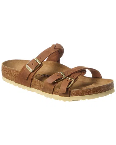 Birkenstock Franca Leather Sandal In Brown
