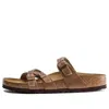 Birkenstock Franca Oiled Leather Narrow Fit Sandals 'tobacco Brown'