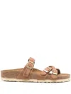 Birkenstock Franca Slide Sandal In Brown