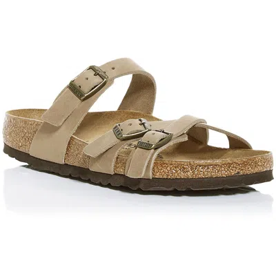 Birkenstock Franca Womens Footbed Buckle Slide Sandals In Multi