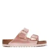 Birkenstock Girls Birko-flor Arizona Metallic Sandals In Pink