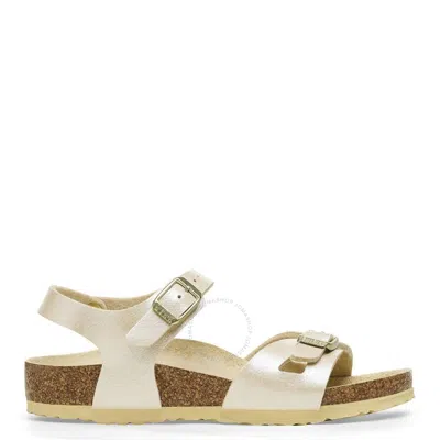 Birkenstock Girls Birko-flor Rio Sandals In White