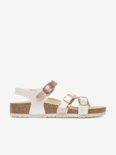Birkenstock Kids'  Girls Kumba Bf Sandals In White