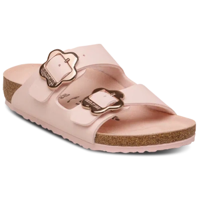 Birkenstock Kids' Girls Preschool  Arizona Eva Flower Buckle In Pink