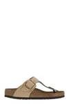 Birkenstock Sandals Gizeh Big Buckle In Beige